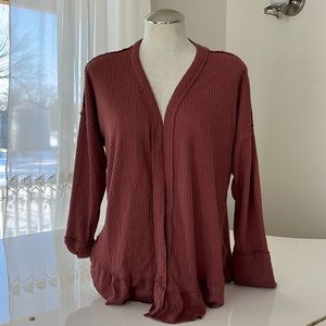 Maurices open cardigan size large